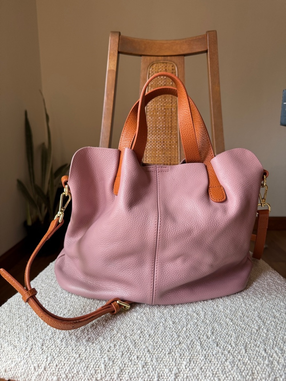 Genuine Leather Tote